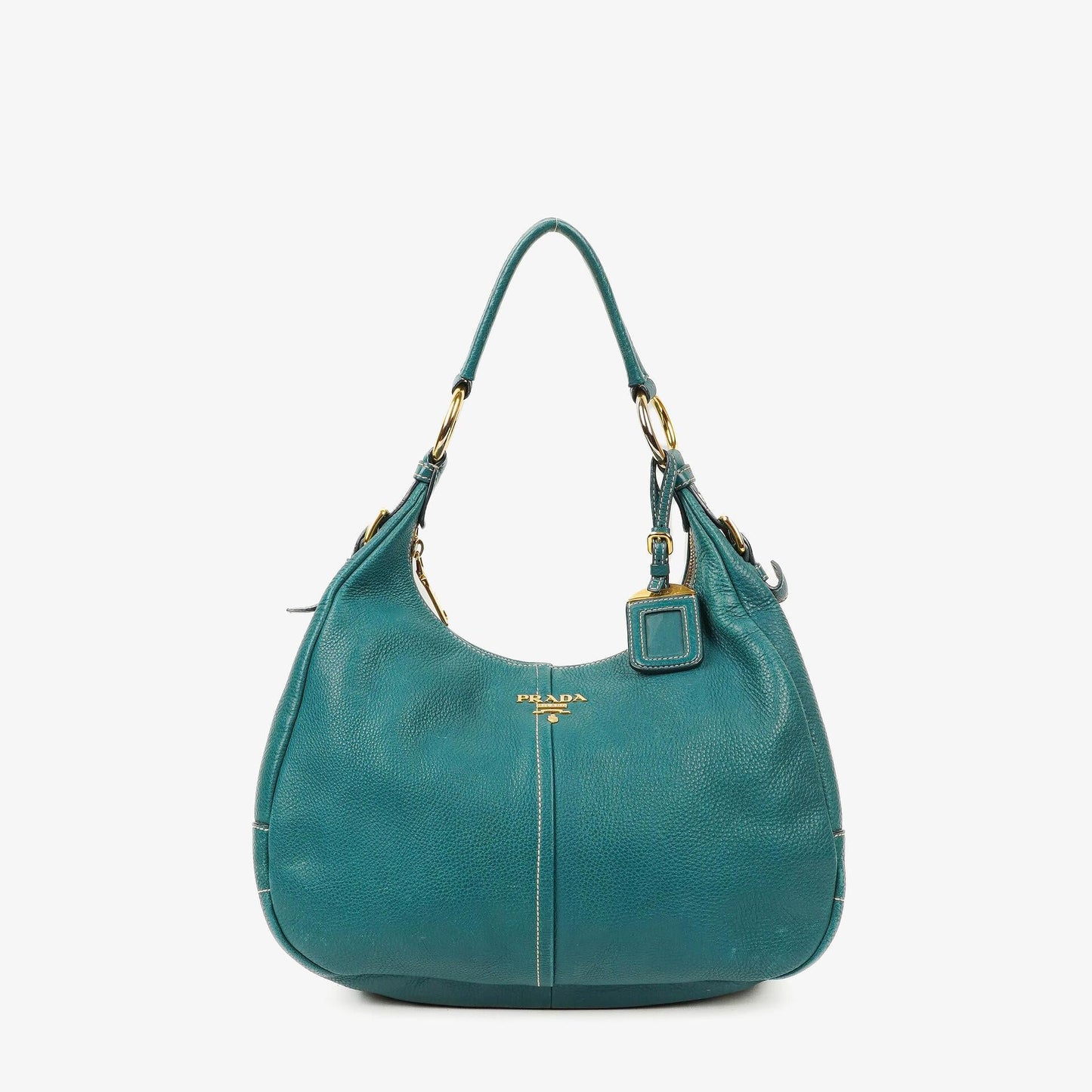 Prada Hobo Tasche aus Vitello Daino Leder
