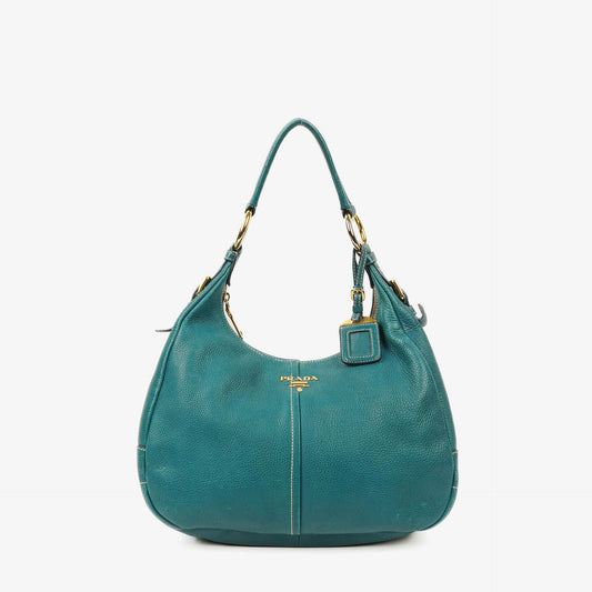 Prada Hobo Tasche aus Vitello Daino Leder