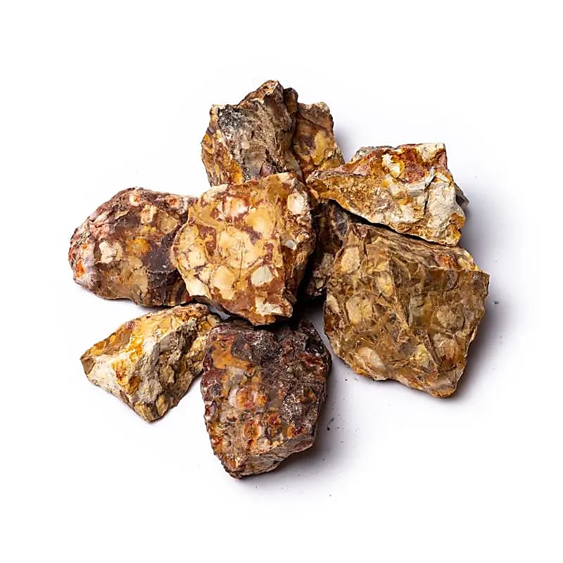 Roher Vogelaugen Jaspis - ±500g; ±4 - 6cm - Laminimas e.K