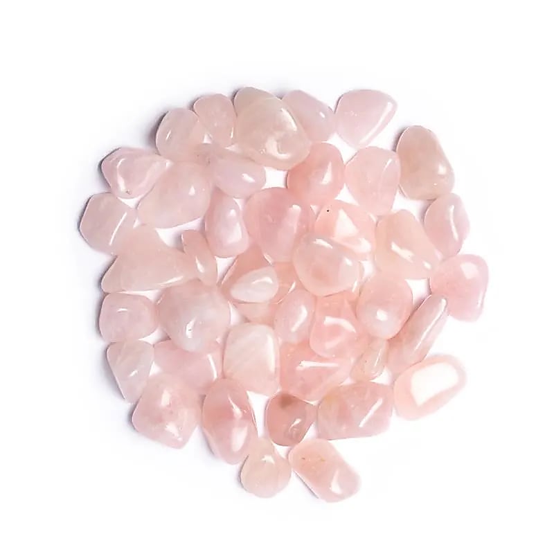Rosenquarz Trommelsteine A Qualität - ±1000g; ±2 - 5cm - Laminimas e.K