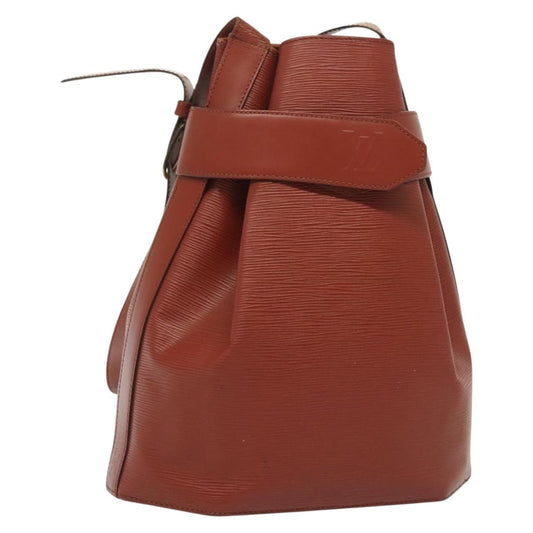 Louis Vuitton LOUIS VUITTON Epi Sac Depaule GM Shoulder Bag Brown M80193 LV Authentic bs29040