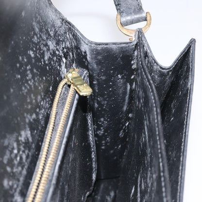 Louis Vuitton LOUIS VUITTON Epi Free Run Shoulder Bag Black M52402 LV Authentic 114385