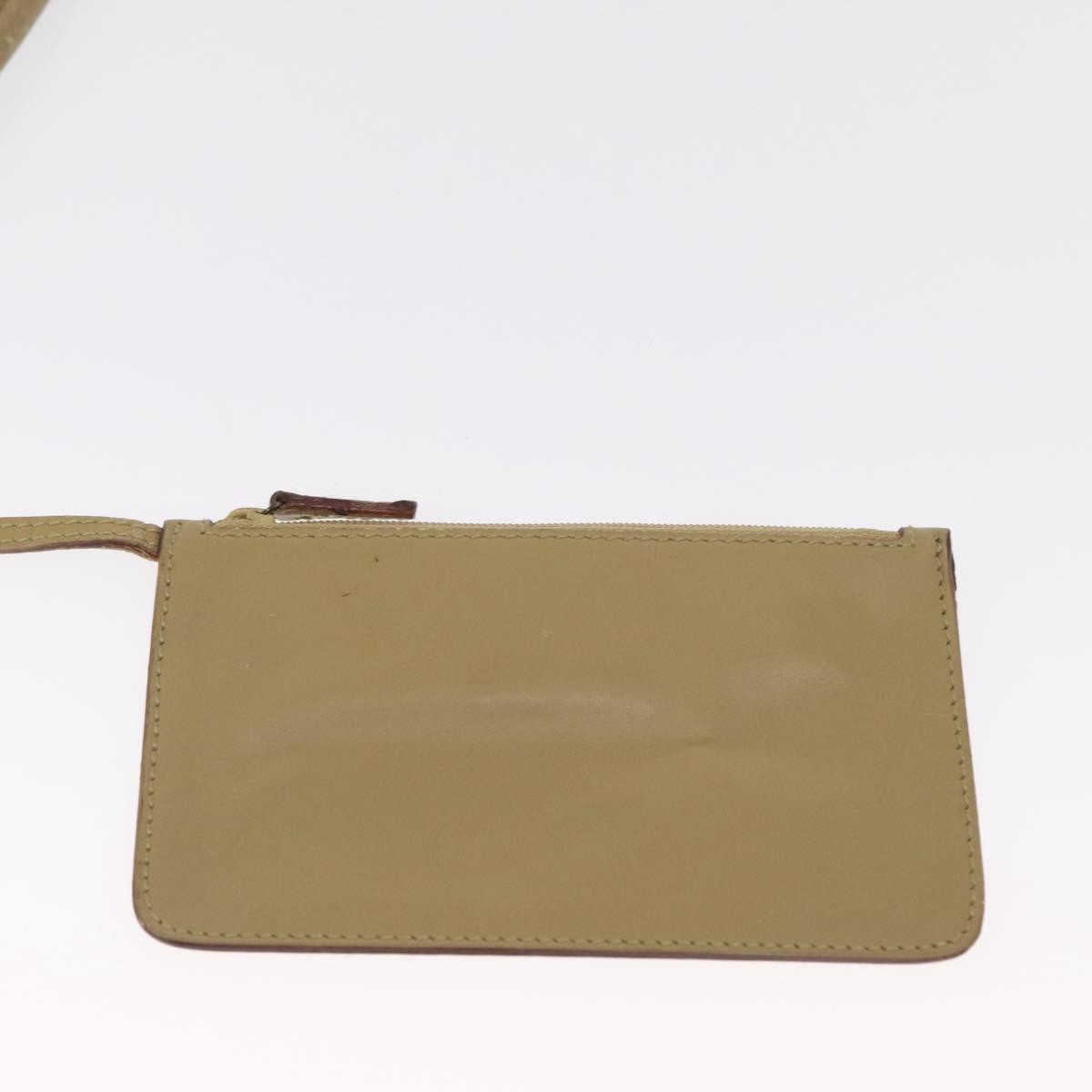Gucci GUCCI GG Canvas Shoulder Bag Beige Gold 90646 Authentic mr1955