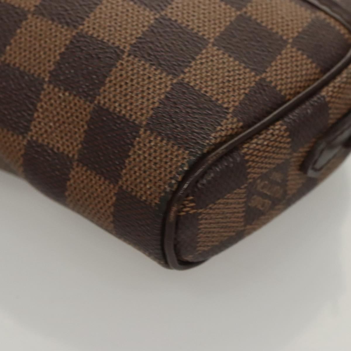 Louis Vuitton LOUIS VUITTON Damier Ebene Pochette Ipanema Shoulder Bag N51296 LV Authentic 120073