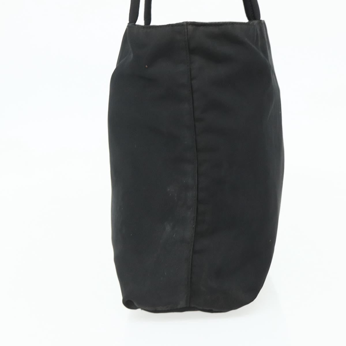 Prada PRADA Tote Bag Nylon Black Silver Authentic bs34741