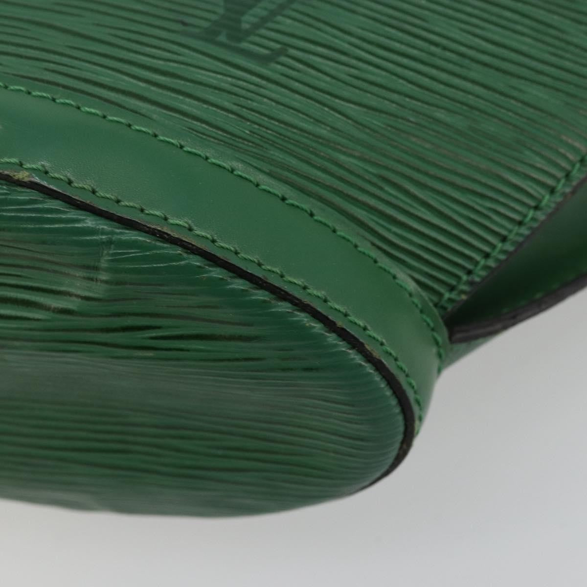 Louis Vuitton LOUIS VUITTON Epi Saint Jacques Hand Bag Green M52274 LV Authentic 168866