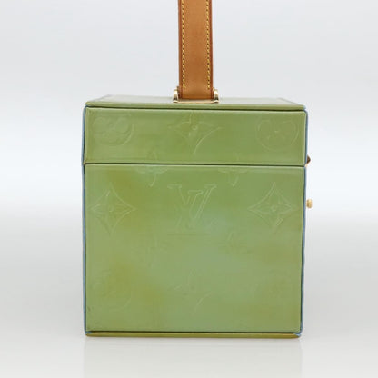 Louis Vuitton LOUIS VUITTON Vernis Bleecker Cosmetic Pouch Baby Blue M91003 Authentic LNZ403 Bag