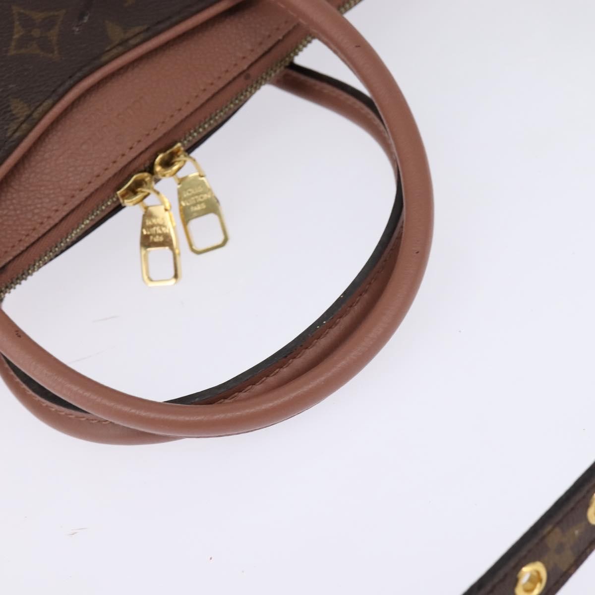 Louis Vuitton LOUIS VUITTON Monogram Pallas MM Hand Bag 2way Bois De Rose M41598 Authentic 145373