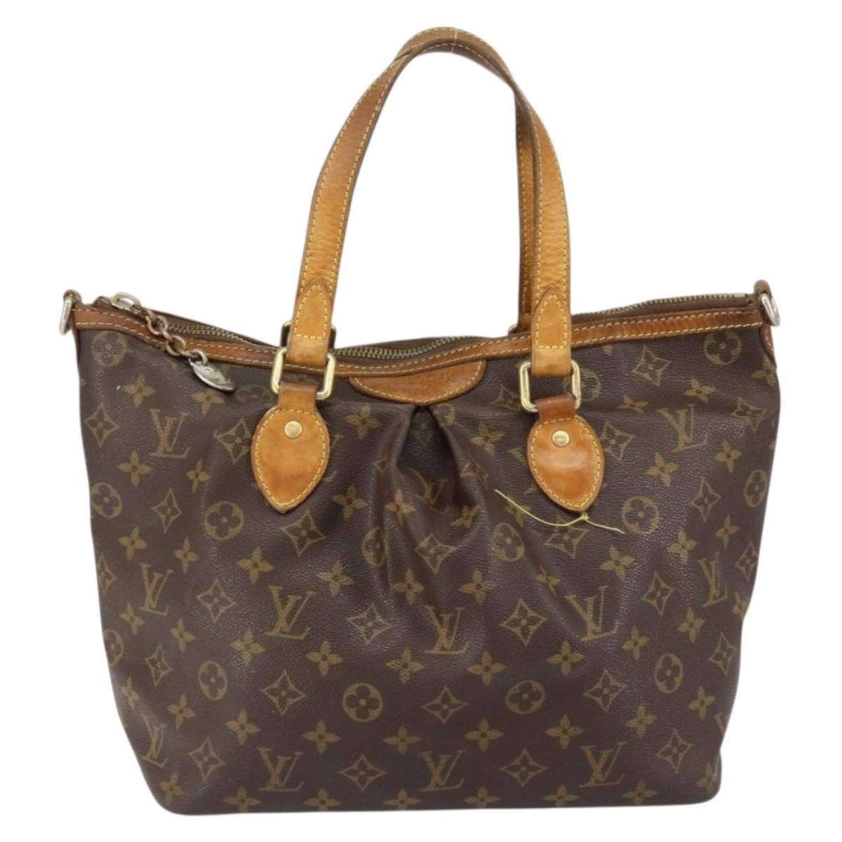 Louis Vuitton LOUIS VUITTON Monogram Palermo PM Tote Bag M40145 LV Authentic bs31063