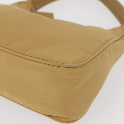 Prada PRADA Hand Bag Nylon Beige Authentic 163348