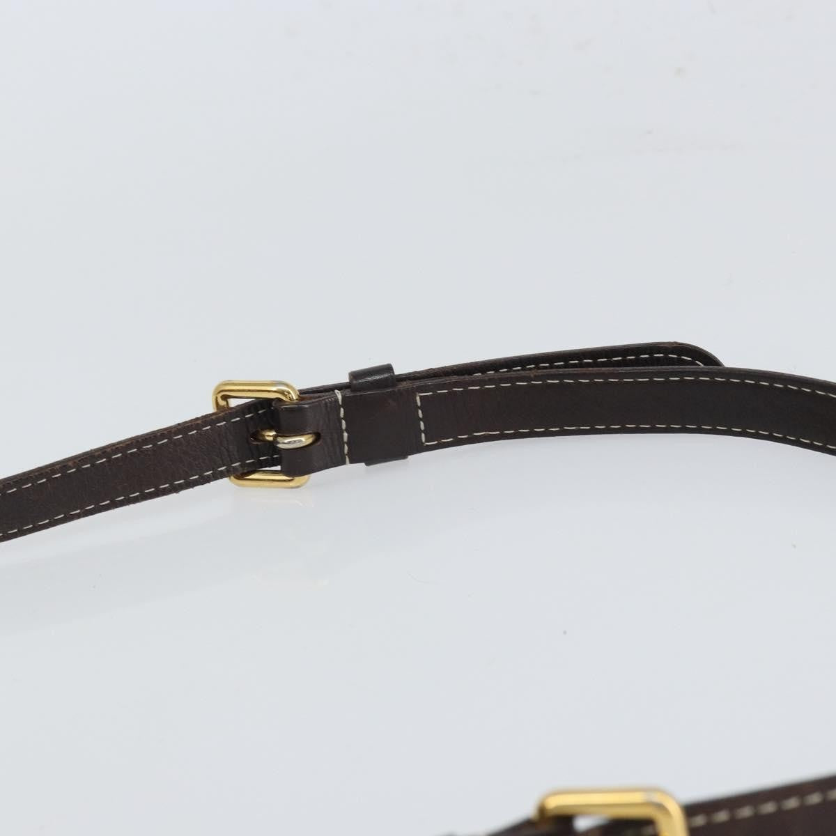 Louis Vuitton LOUIS VUITTON Mini Lin Speedy Bandouliere 30 Bag Brown M95224 Authentic BA9878