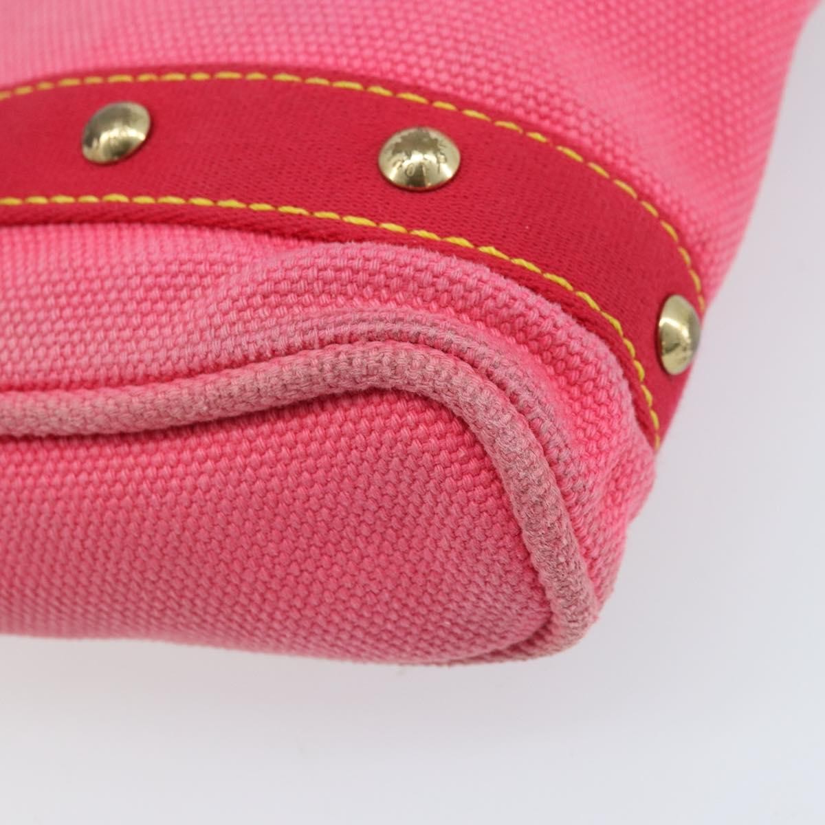Louis Vuitton LOUIS VUITTON Antigua Cabas PM Hand Bag Rouge Pink M40088 LV Authentic ka2366