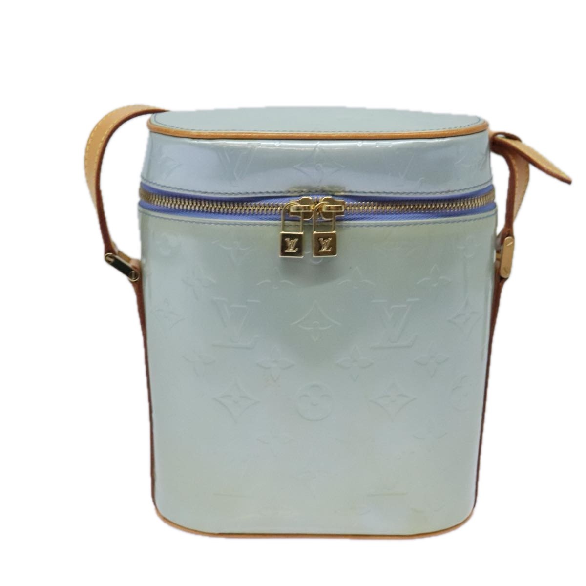 Louis Vuitton LOUIS VUITTON Monogram Vernis Sullivan Vertical Bag Lavande M91258 LV Authentic 90945