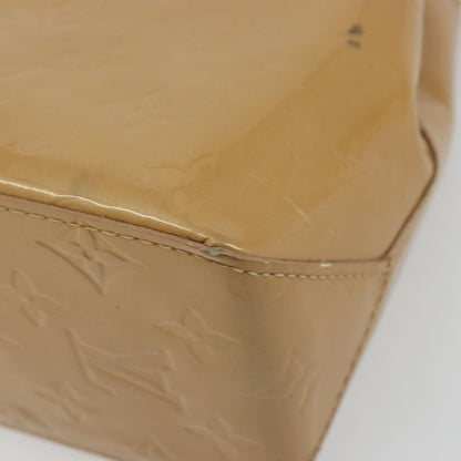 Louis Vuitton LOUIS VUITTON Monogram Vernis Reade PM Hand Bag Noisette M91334 LV Authentic BA12809
