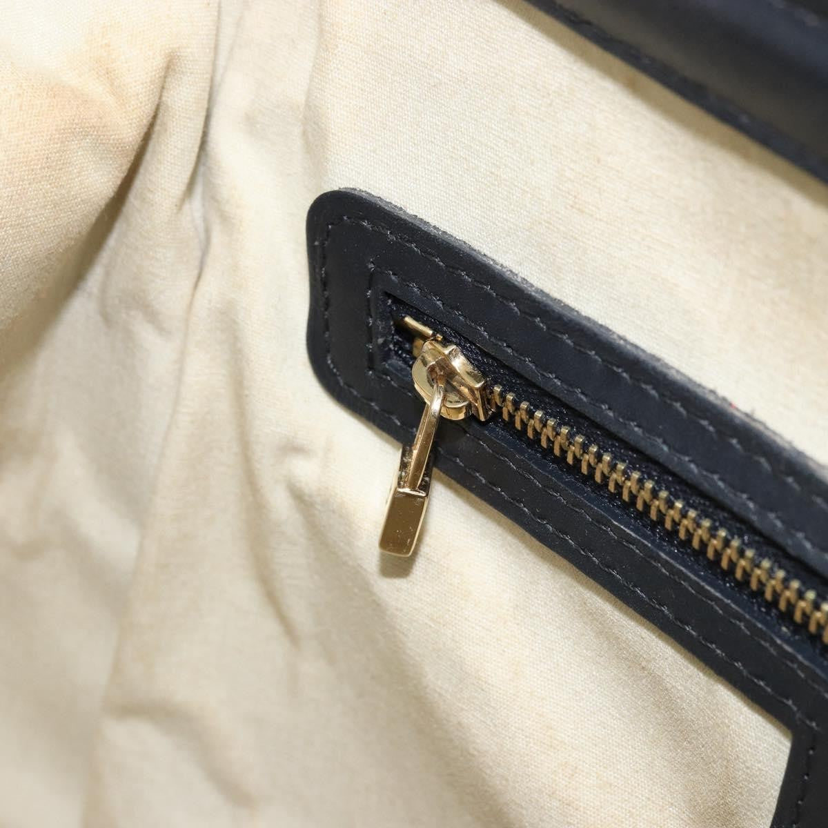 Louis Vuitton LOUIS VUITTON Monogram Mini Josephine PM Hand Bag Blue M92049 LV Authentic ep13340