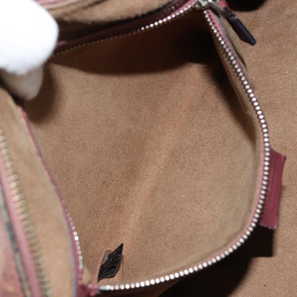 Gucci GUCCI GG Supreme Boston Bag PVC Beige Silver 409529 Authentic ep14278