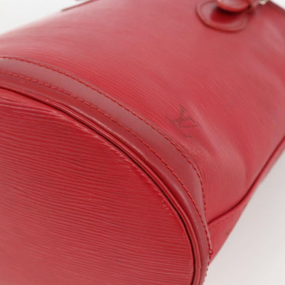 Louis Vuitton LOUIS VUITTON Epi Bucket PM Shoulder Bag Red M5899E LV Authentic bs34346
