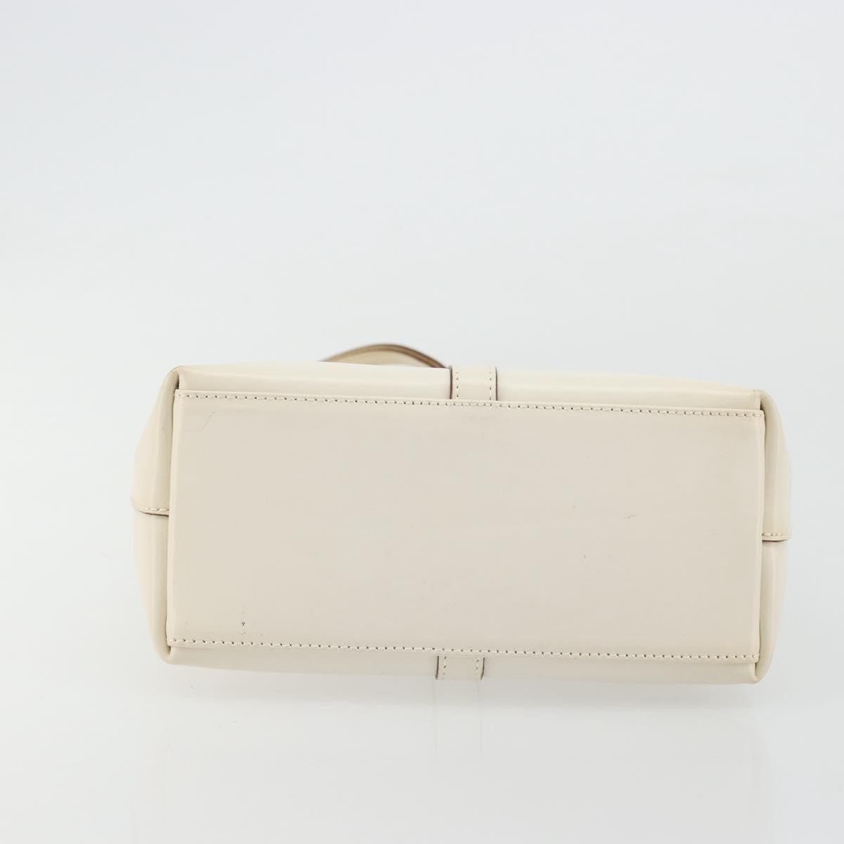 Gucci GUCCI Jackie Shoulder Bag Leather White Silver 001 3875 Authentic bs34535