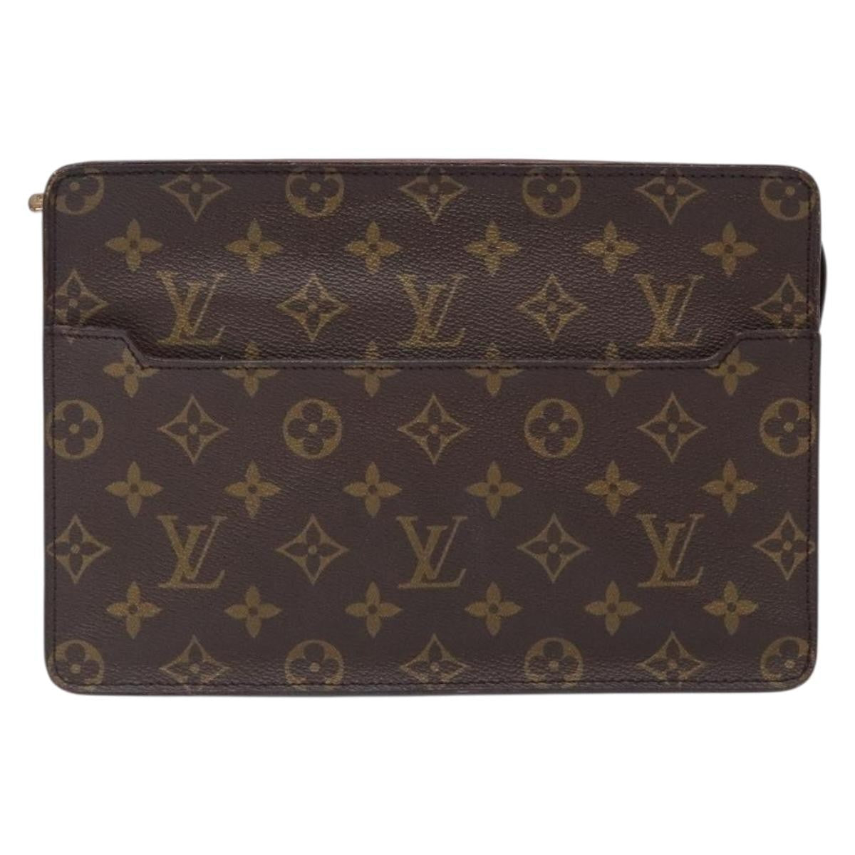 Louis Vuitton LOUIS VUITTON Monogram Pochette Homme Clutch Bag M51795 LV Authentic 133107