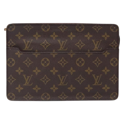 Louis Vuitton LOUIS VUITTON Monogram Pochette Homme Clutch Bag M51795 LV Authentic 133107
