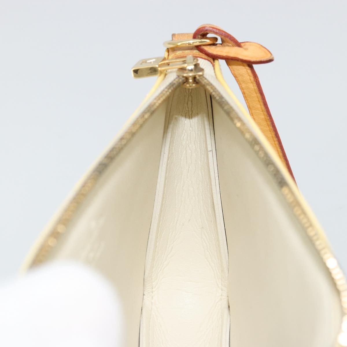 Louis Vuitton LOUIS VUITTON Monogram Vernis Lexington Pouch Beige M91010 LV Authentic mr2421 Bag