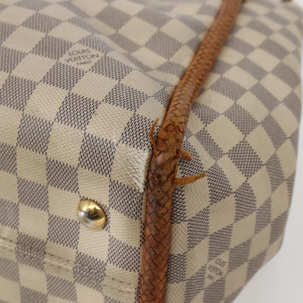Louis Vuitton LOUIS VUITTON Damier Azur Propriano Tote Bag N44027 LV Authentic 144070