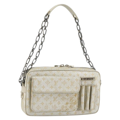 Louis Vuitton LOUIS VUITTON Monogram Shine McKenna Shoulder Bag Gold M92363 LV Authentic hk3048