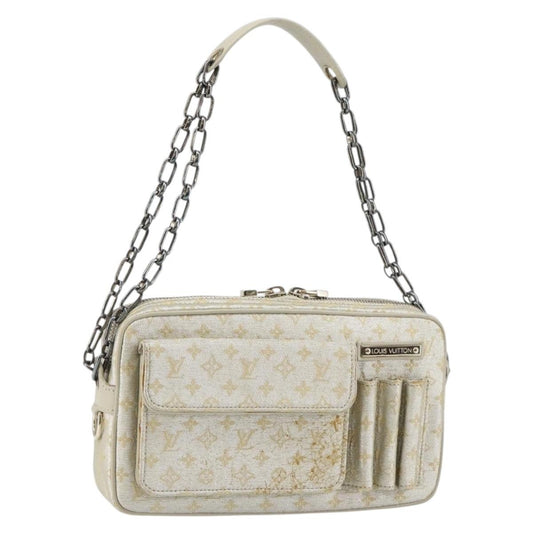 Louis Vuitton LOUIS VUITTON Monogram Shine McKenna Shoulder Bag Gold M92363 LV Authentic hk3048