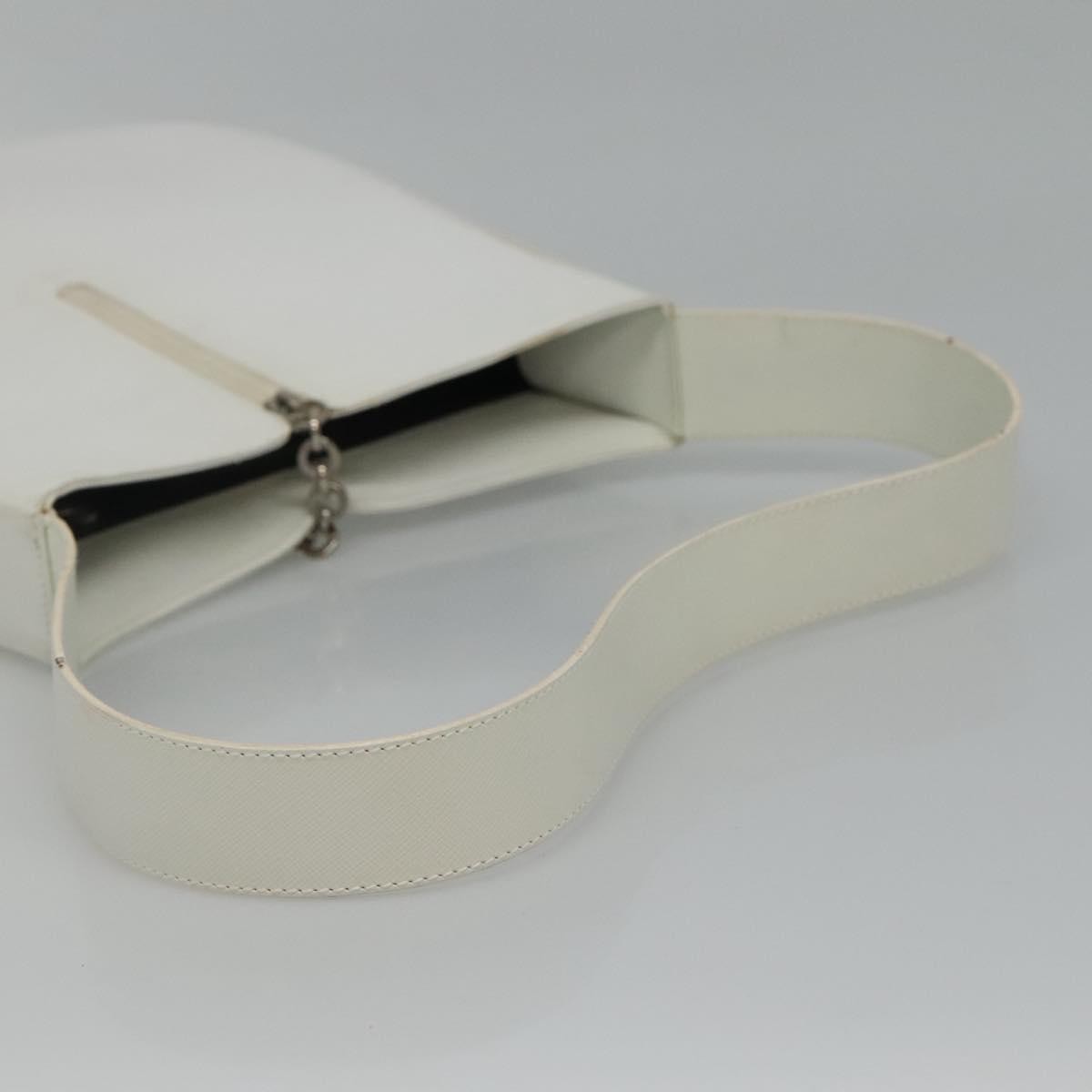Salvatore Ferragamo Salvatore Ferragamo Shoulder Bag Leather White Authentic bs23066