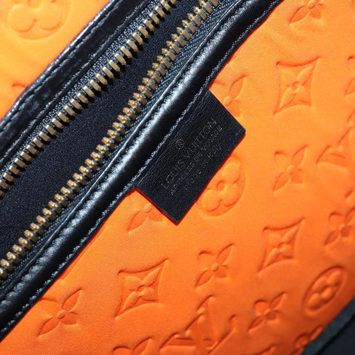 Louis Vuitton LOUIS VUITTON Cruise Line Scuba MM Tote Bag Orange M92803 LV Authentic 144674