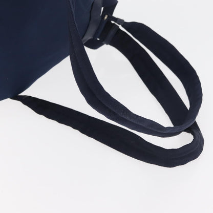Prada PRADA Backpack Nylon Navy Silver Authentic 161363 Bag