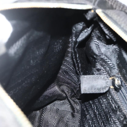 Prada PRADA Chain Tote Bag Nylon Black Gold Authentic 178129