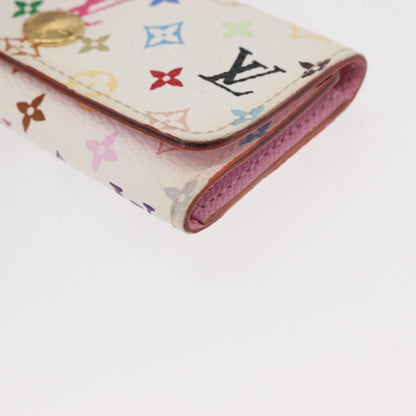 Louis Vuitton LOUIS VUITTON Monogram Multicolor Multicles 4 Key Case White M93731 Authentic 153417 Bag