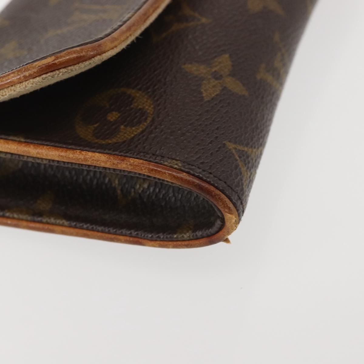 Louis Vuitton LOUIS VUITTON Monogram Pochette Twin PM Shoulder Bag M51854 LV Authentic gh816