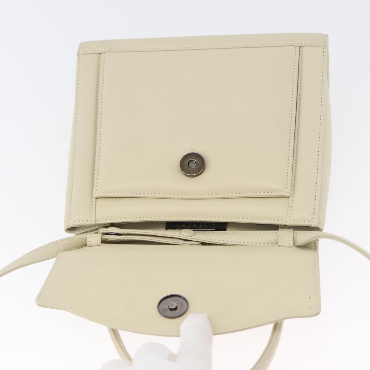 Givenchy GIVENCHY Hand Bag Leather 2way Beige Authentic 173803
