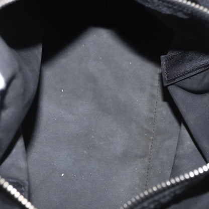 Prada PRADA Hand Bag Nylon Black Silver Authentic 153944