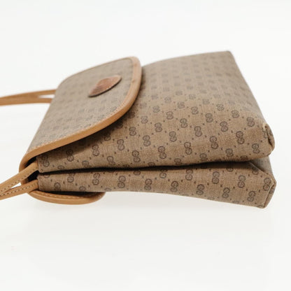 Gucci GUCCI Micro GG Supreme Shoulder Bag PVC Beige Gold 49 007 5548 Authentic th5401