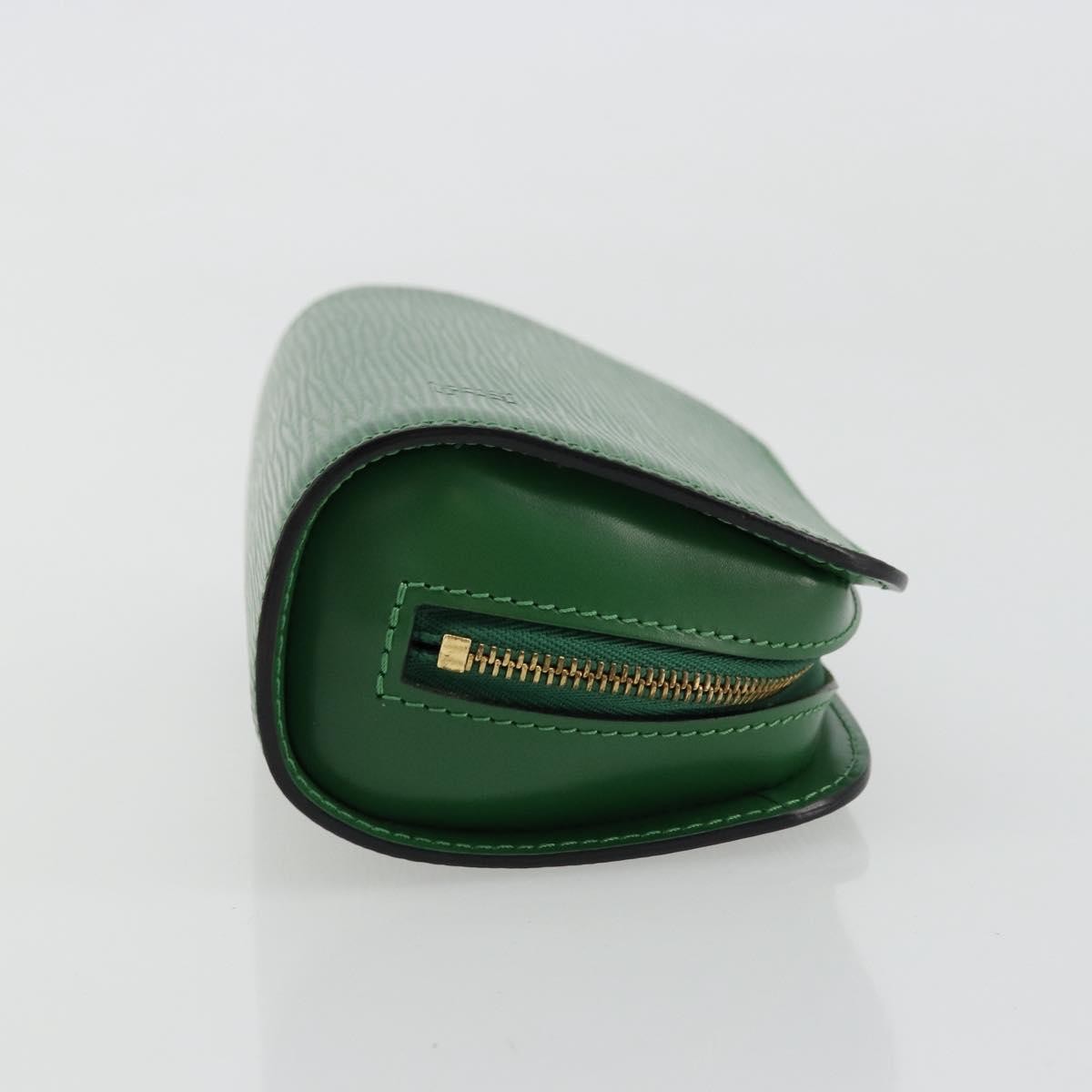 Louis Vuitton LOUIS VUITTON Epi Dauphine PM Cosmetic Pouch Green M48444 LV Authentic BA12760 Bag