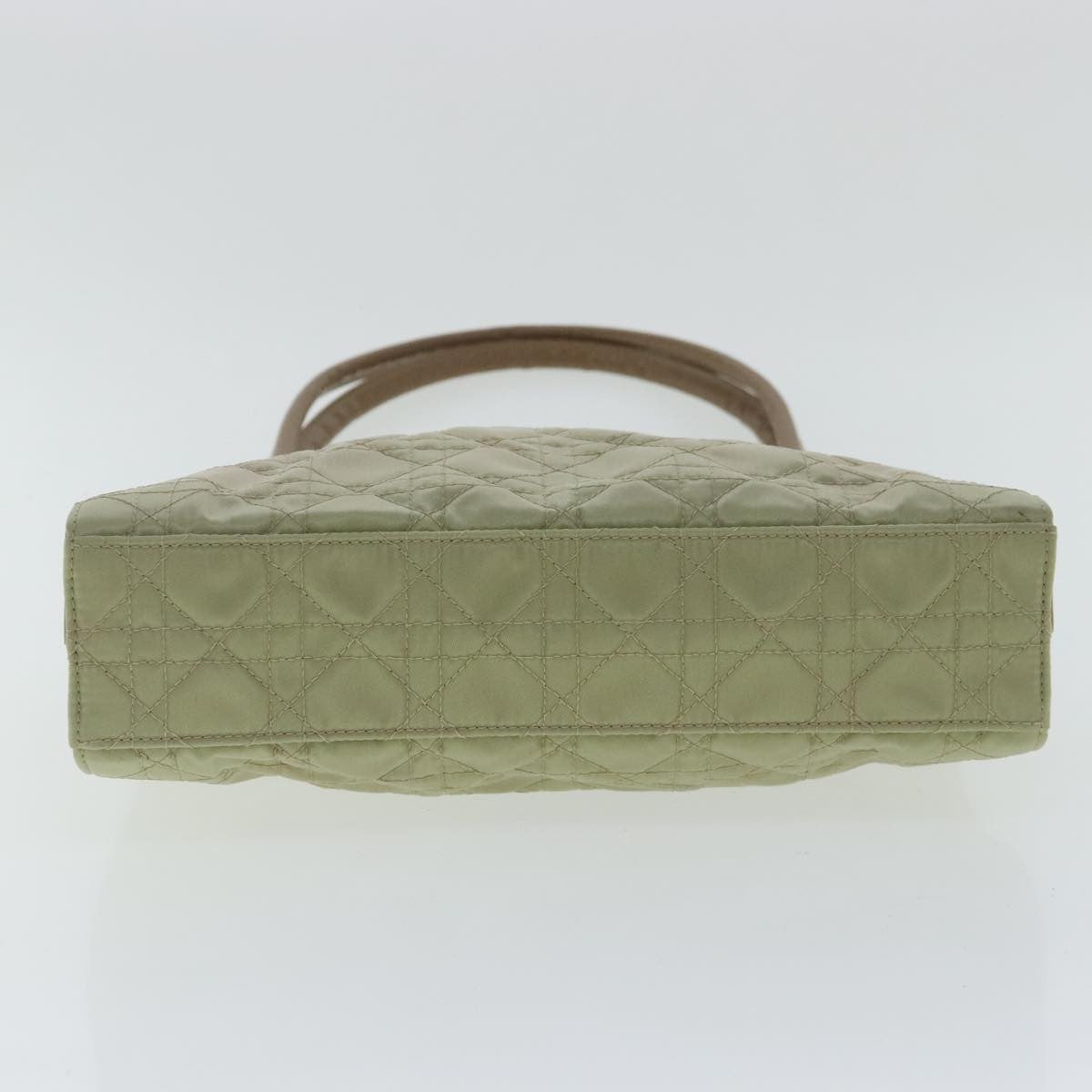 Dior Christian Dior Canage Shoulder Bag Nylon Beige Authentic 96633