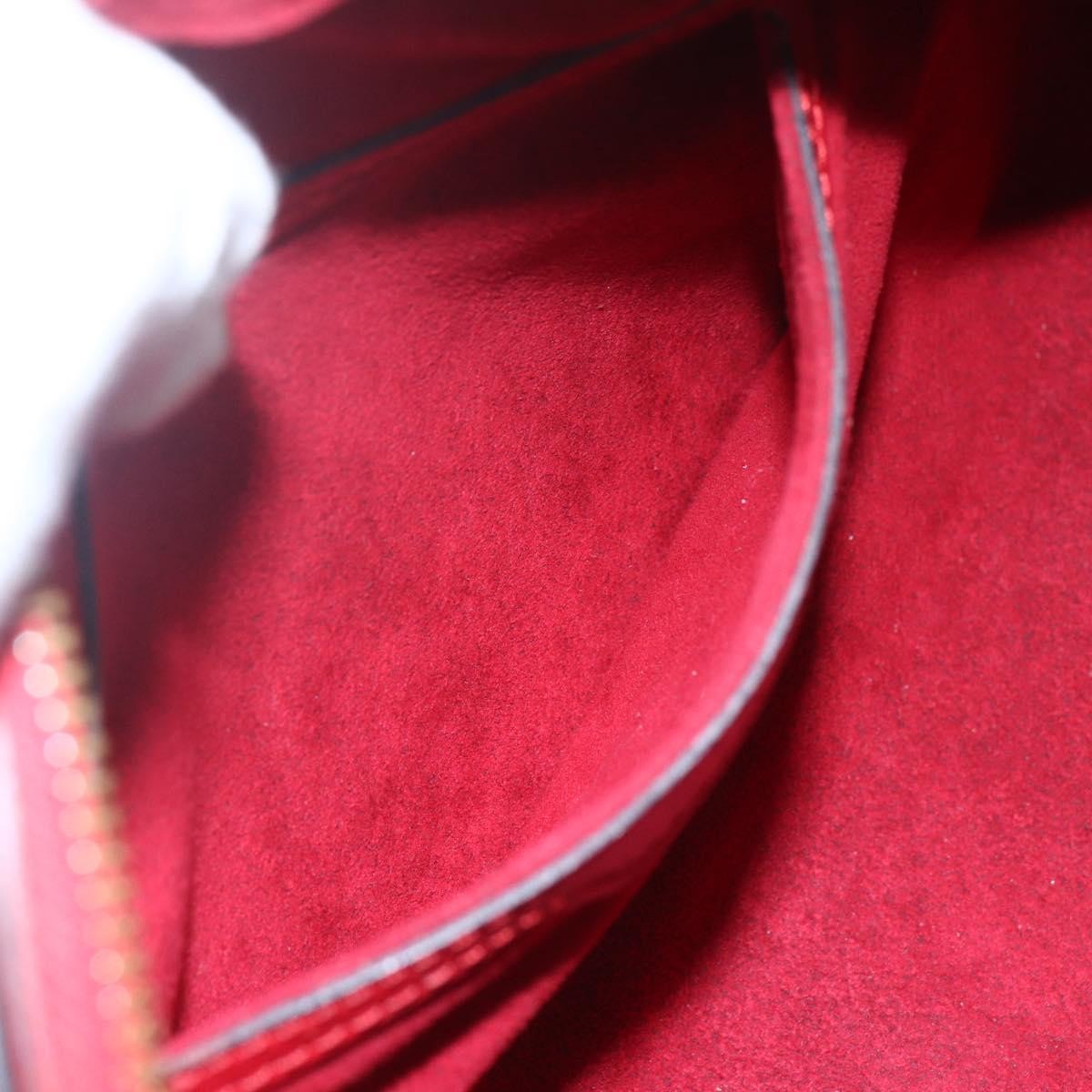 Louis Vuitton LOUIS VUITTON Epi Soufflot Hand Bag Red M52227 LV Authentic mr1713V