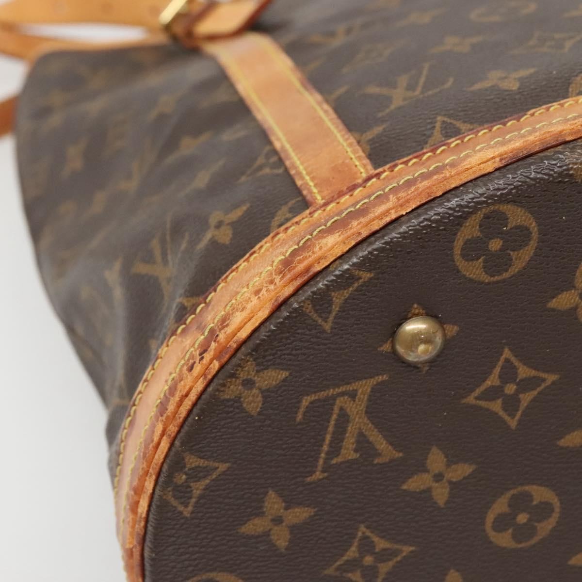 Louis Vuitton LOUIS VUITTON Monogram Bucket GM Shoulder Bag M42236 LV Authentic 71488