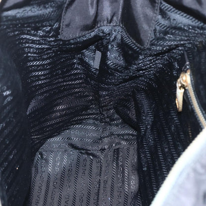 Prada PRADA Tote Bag Nylon 2way Black Gold Authentic ep12892