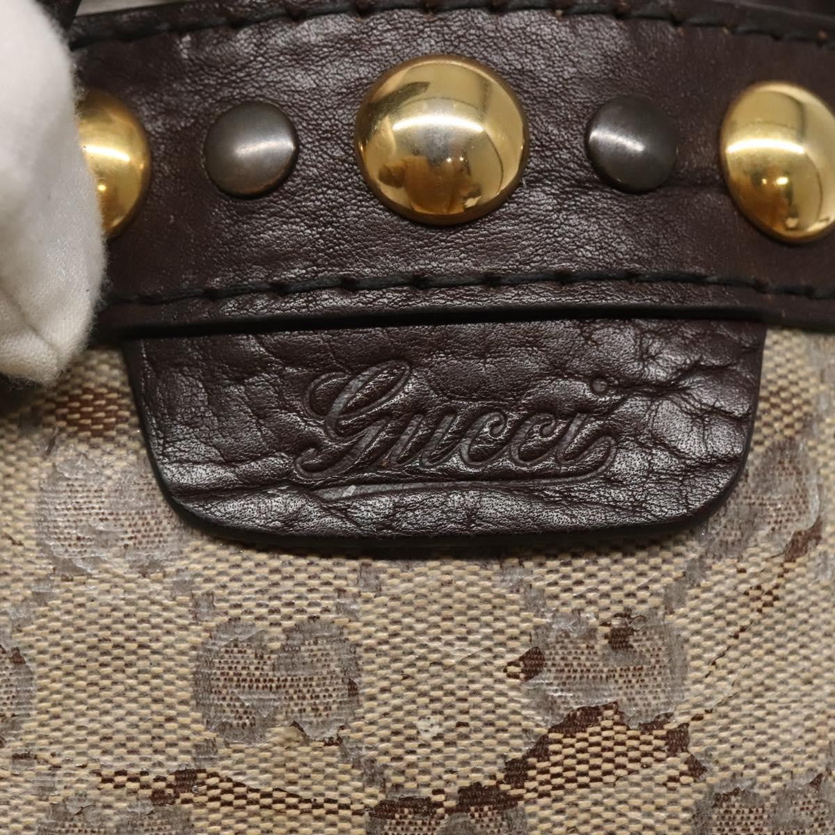Gucci GUCCI GG Crystal Tote Bag Beige 207291 Authentic MX192