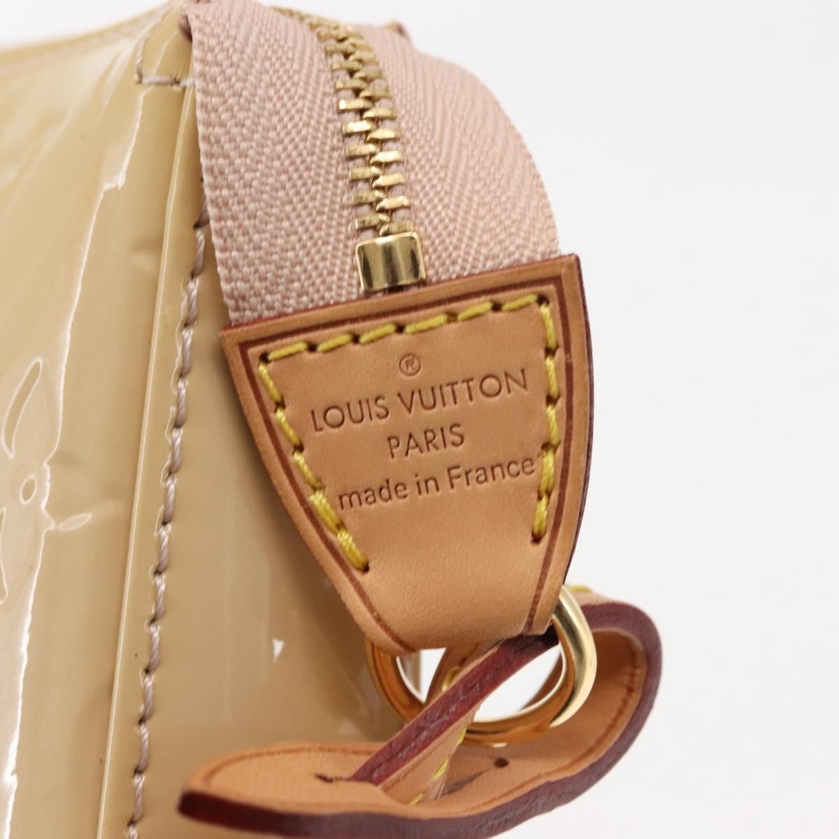 Louis Vuitton LOUIS VUITTON Vernis Pochette Accessoires Rose Angelique M90072 LV Authentic ep11176 Bag