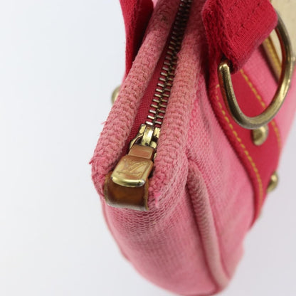 Louis Vuitton LOUIS VUITTON Antigua Cabas PM Hand Bag Rouge Pink M40088 LV Authentic ka2366
