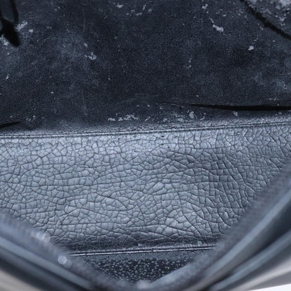Gucci GUCCI Shoulder Bag Patent Leather Black Silver 001 3017 002058 Authentic yk16254