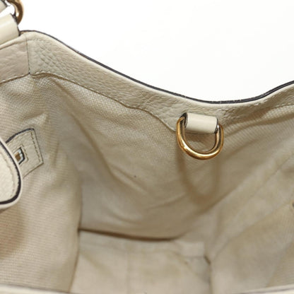 Gucci GUCCI Soho Shoulder Bag Leather 2way White Authentic ki5995