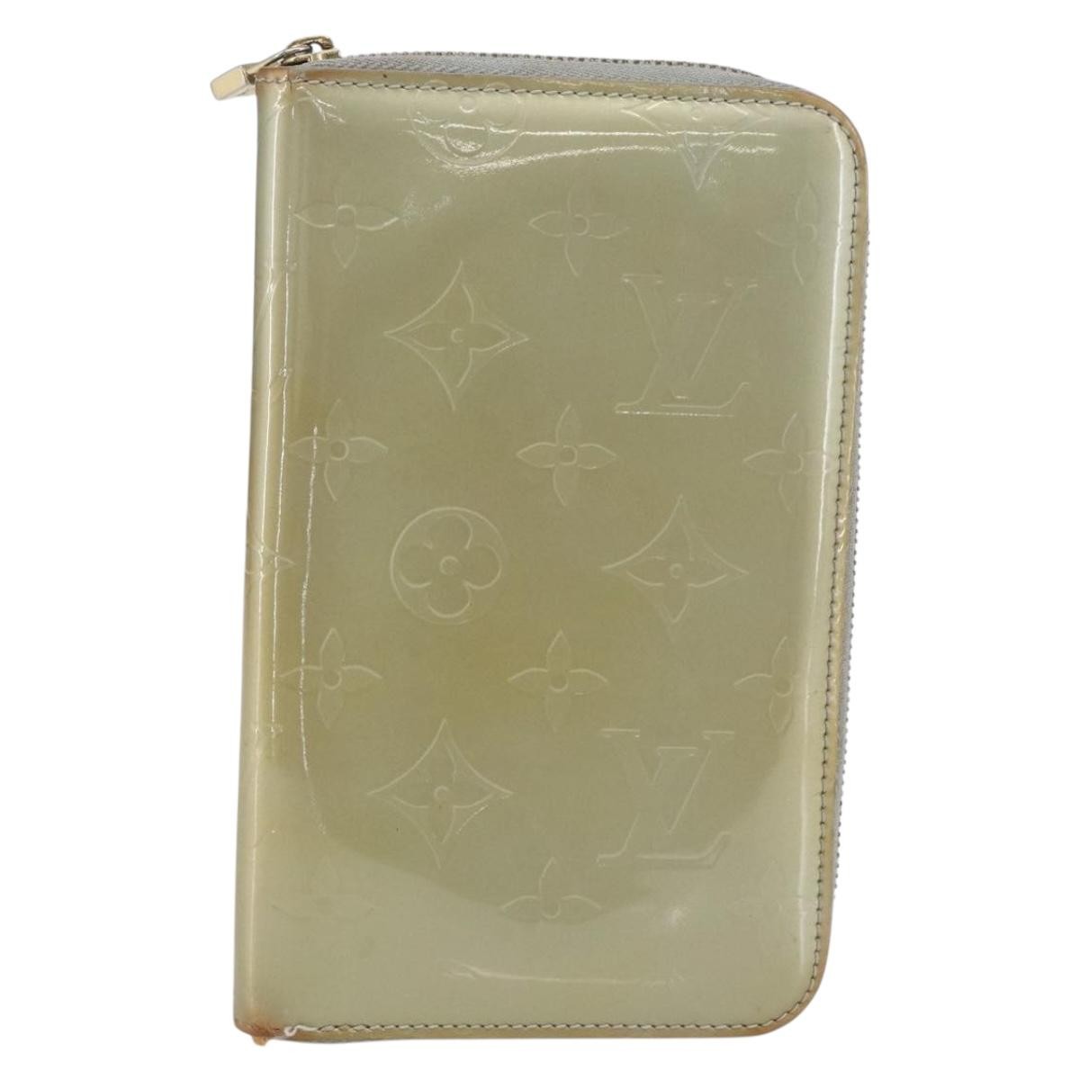 Louis Vuitton LOUIS VUITTON Monogram Vernis Eldridge Long Wallet Gris M91158 LV Authentic 168202 Bag