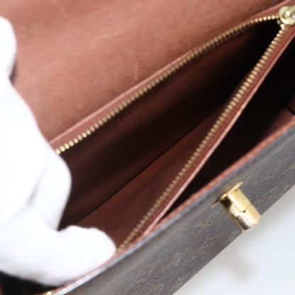 Louis Vuitton LOUIS VUITTON Monogram Malesherbes Hand Bag M51379 LV Authentic 152143