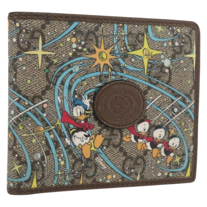 Gucci GUCCI Disney Collaboration Donald GG Supreme Wallet PVC 647937 Authentic YKZ1064M Bag